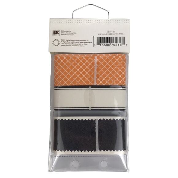 Martha Stewart Crafts Halloween Decorative Tape Jack-O-Lanterns Fall Lot of 4 - Picture 10 of 11